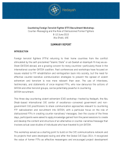 Counter-Messaging and the Role of Disillusioned Former