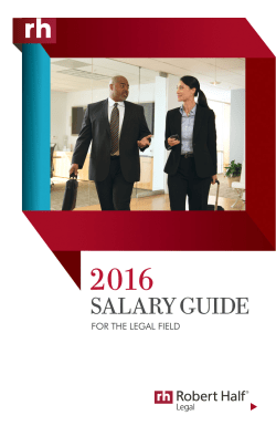 salary guide - Law Professor Blogs Network