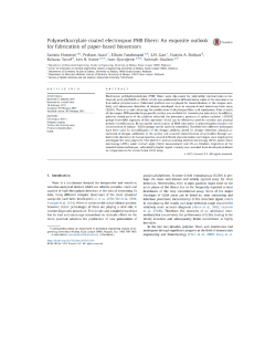 Polymethacrylate coated electrospun PHB fibers: An exquisite
