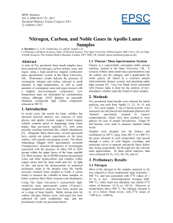 Nitrogen, Carbon, and Noble Gases in Apollo Lunar Samples