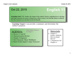Oct 22 Ch 4 - Reeths