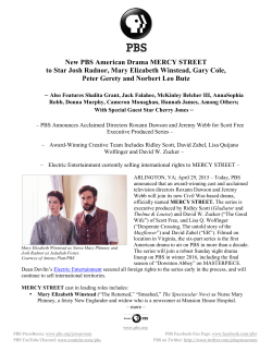 New PBS American Drama MERCY STREET to