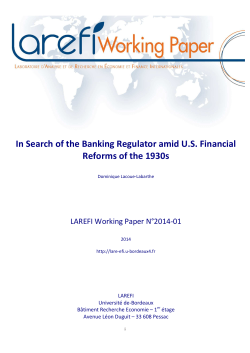 In Search of the Banking Regulator amid US Financial
