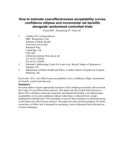 Estimating net benefit and cost-effectiveness acceptability curves