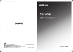 Owner`s Manual