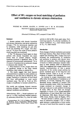Effect of 30% Oxygen on Local Matching of