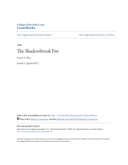 The Shadowbrook Fire - CrossWorks