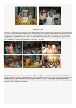 General Discourses In addition to pontificating on