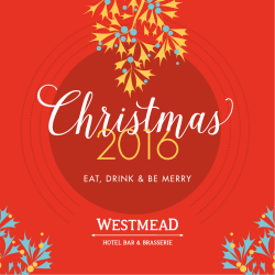 See the Christmas 2016 Brochure