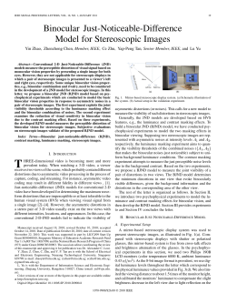 Binocular Just-Noticeable-Difference Model for Stereoscopic Images