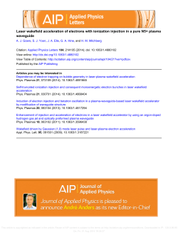 Laser wakefield acceleration of electrons with ionization injection in