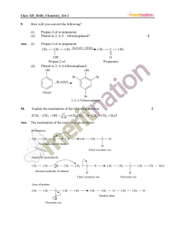 (i) Propan-2-ol to propanone.