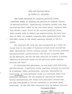 - The Campaign Finance Institute
