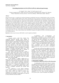 Stretching hydrolysis in LiI-Li2WO4