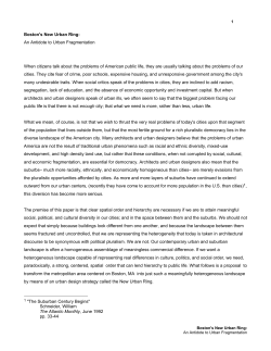 An Antidote to Urban Fragmentation