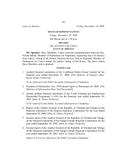 20091218, House Debates - Friday, December 18, 2009