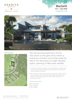 Macbeth - Anahita Property Sales