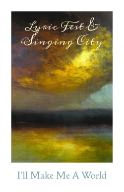 Program - Singing City