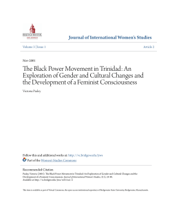 The Black Power Movement in Trinidad