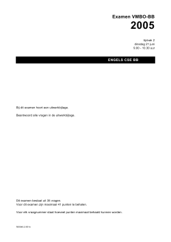 Opgaven - Examenblad