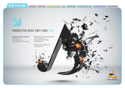 Rate Card - apra amcos nz