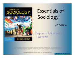 Essentials of Sociology - National Paralegal College