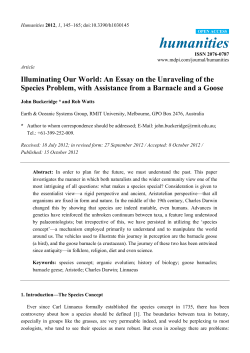 Illuminating Our World: An Essay on the Unraveling of the