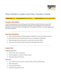 Teacher`s Guide - Discovery Education