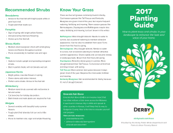 2017 Planting Guide