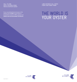 ThE WORLd IS yOuR OySTER