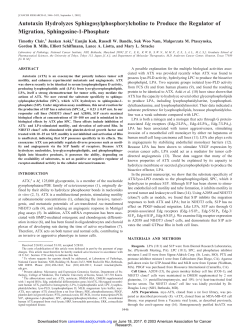 Autotaxin Hydrolyzes