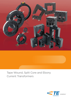 Tape Wound, Split Core and Ebony Current Transformers