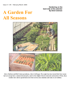 A Garden For All Seasons