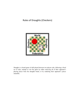 Rules of Draughts (Checkers)
