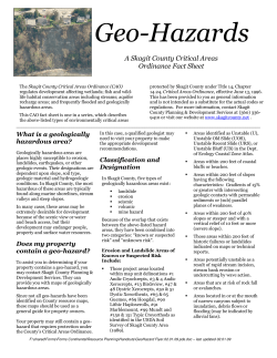 Geo-Hazards - Skagit County
