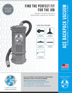 10-Quart ACE Backpack Vacuum