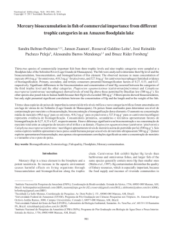 Mercury bioaccumulation in fish of commercial importance from