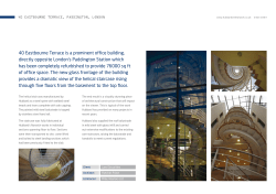 40 Eastbourne Terrace is a prominent office building, directly