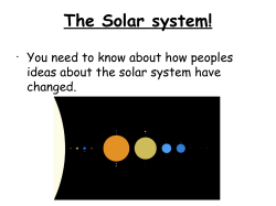 The Solar system!