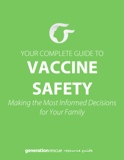 Safe Vax Guide - Generation Rescue