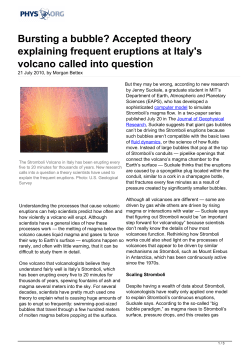 Bursting a bubble? Accepted theory explaining frequent