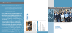 INTELLECTUAL PROPERTY LAW PROGRAM