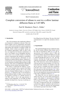 Complete conversion of ethane to soot in a coflow laminar diffusion