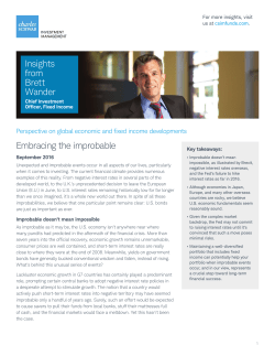 Embracing the improbable - Charles Schwab Investment Management