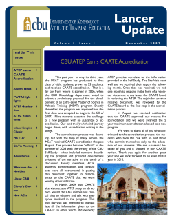 Lancer Update - California Baptist University