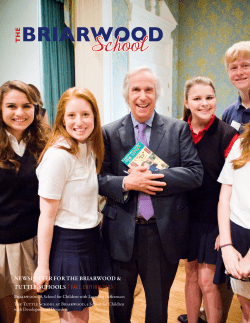 Fall 2013 - The Briarwood School