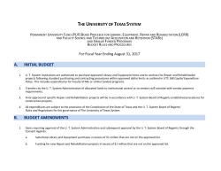 Budget Rules and Procedures Word Document