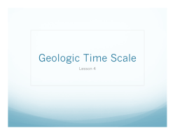 Geologic Time Scale Notes