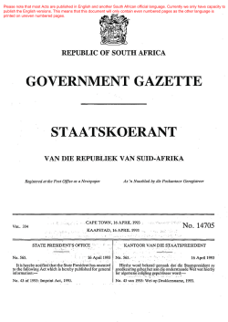 Imprint Act 43 of 1993 - South African Government