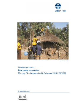 Real green economies